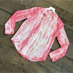 LUCKY BRAND TIE-DYE BUTTON DOWN SIZE S/P